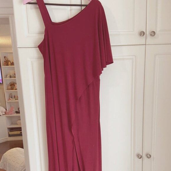 Joseph Ribkoff Cranberry Jumpsuit Size 14 GUC - Picture 1 of 16